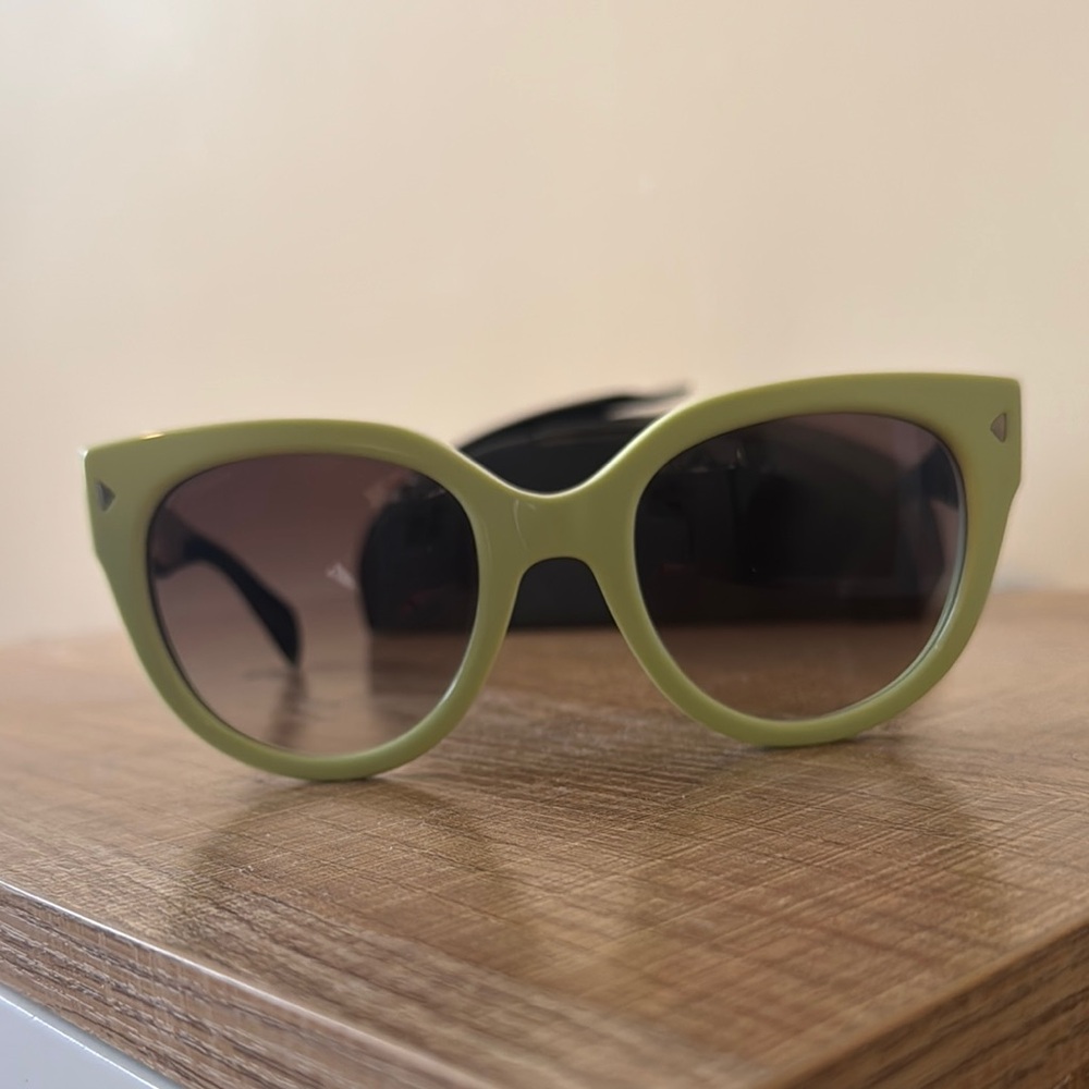 Prada Green Cat-Eye Sunglasses